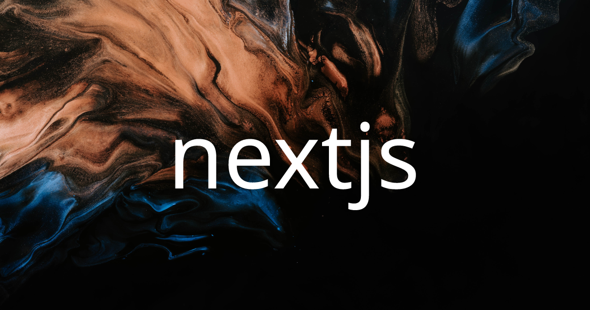 Open Graph image for the tag nextjs